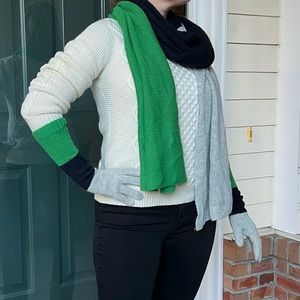 JCrew scarf and gloves.